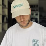 Casquette beige vintage
